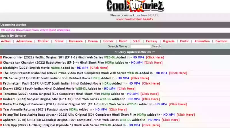 CoolMoviez: CoolMovies, CoolmoviesHD, myCoolMoviez, CoolMoviez.in, CoolMoviez.com, Cool Moviez, Cool Movies