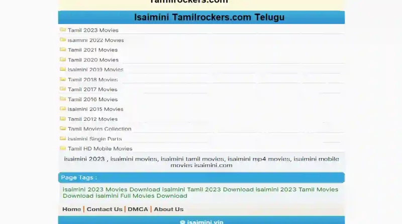 Tamilrockers.com 2023, Isaimini Tamilrockers.com Telugu, Tamilrockers.in, Tamil Rockers.com, Tamil movies download